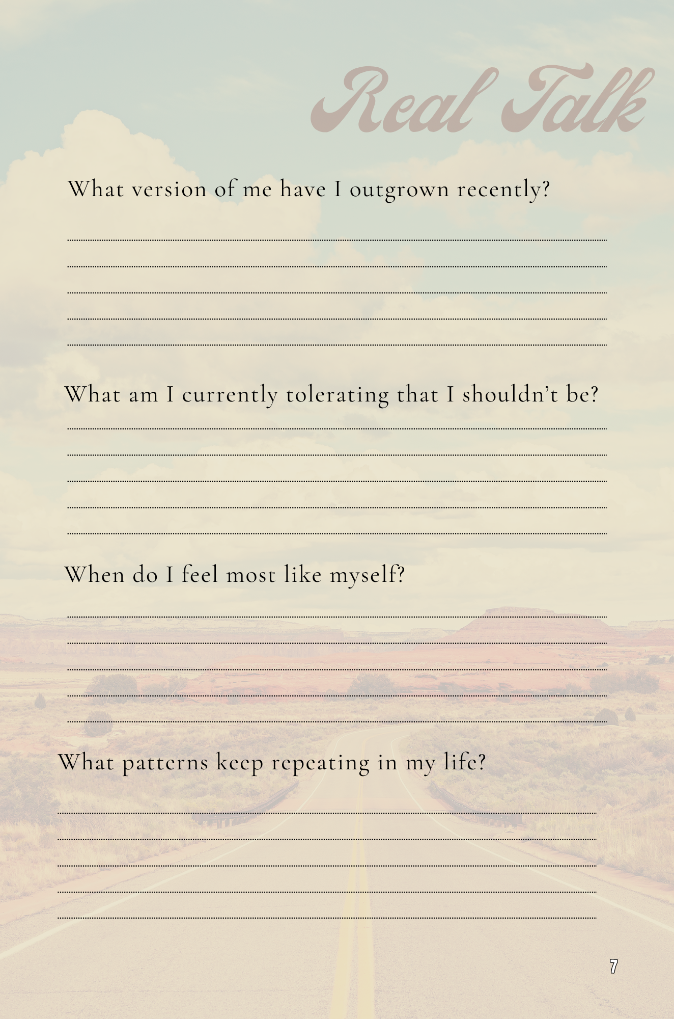 Personal Growth Journal: Daily Prompts, Emotional Check-Ins & Deep Reflection for Your Journey